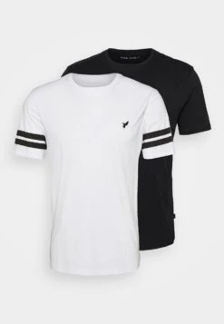 Pier One 2 PACK – T-shirt Imprimé Prix Réduit T-shirts Col Rond Homme -Mode Vêtements Boutique 182fa193c9b84590974791e02f5beaab