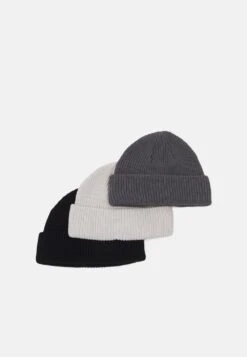 Pier One 3 PACK UNISEX – Bonnet Qualité Garantie Casquettes, Bonnets Et Chapeaux Couleur Unie