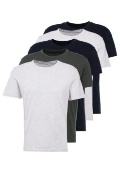 Petit Prix Pier One 5 PACK – T-shirt Basique T-shirts & Polos Col Rond Homme -Mode Vêtements Boutique 325cf046ffc64432affa66ab60fd39f6 1