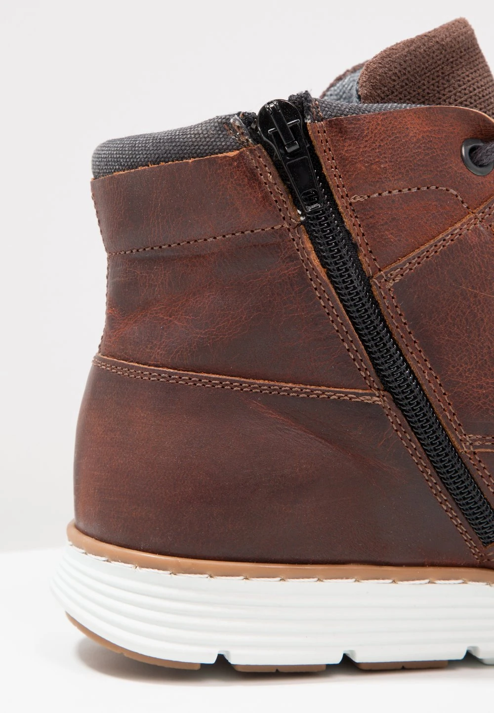 Qualité Garantie Pier One LEATHER – Bottines à Lacets Boots Et Bottes Rond Homme 7 Qualité Garantie Pier One LEATHER – Bottines à Lacets Boots Et Bottes Rond Homme – Image 5