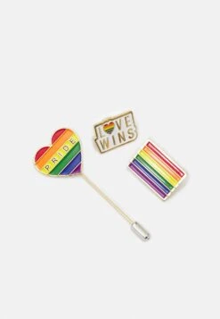 Prix Dégriffé Pier One PRIDE RAINBOW PINS SET – Cravate Cravates Et Nœuds Papillon Multicolore Homme -Mode Vêtements Boutique 54e6414839214690901153e00cdafa88