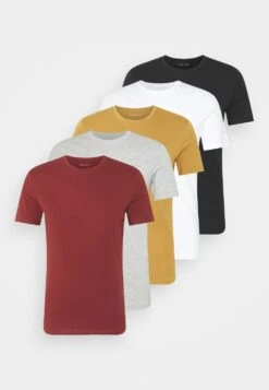Prix Ourlé Pier One 5 PACK – T-shirt Basique T-shirts & Polos Col Rond Homme 30 Prix Ourlé Pier One 5 PACK – T-shirt Basique T-shirts & Polos Col Rond Homme -Mode Vêtements Boutique 5678841ae5a9410890b230c08f47da25 4