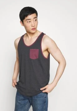 Pier One Soldes Débardeur T-shirts Encolure Large Ronde Homme