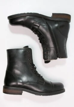 Prix Compétitif Pier One Bottines à Lacets Bottes Rond Homme -Mode Vêtements Boutique 61eb647f97134211a0226501531b078d