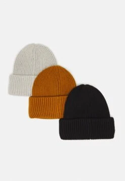 Pier One 3 PACK UNISEX – Bonnet Meilleure Qualité Casquettes, Bonnets Et Chapeaux Couleur Unie -Mode Vêtements Boutique 75027e60858e4d3eaceb7572e64f6448