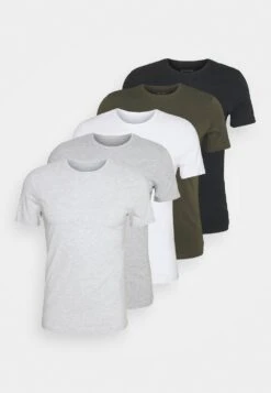 Prix Ourlé Pier One 5 PACK – T-shirt Basique T-shirts & Polos Col Rond Homme 29 Prix Ourlé Pier One 5 PACK – T-shirt Basique T-shirts & Polos Col Rond Homme -Mode Vêtements Boutique af2e3648ccfd4b198cd51d1c4b807340 4