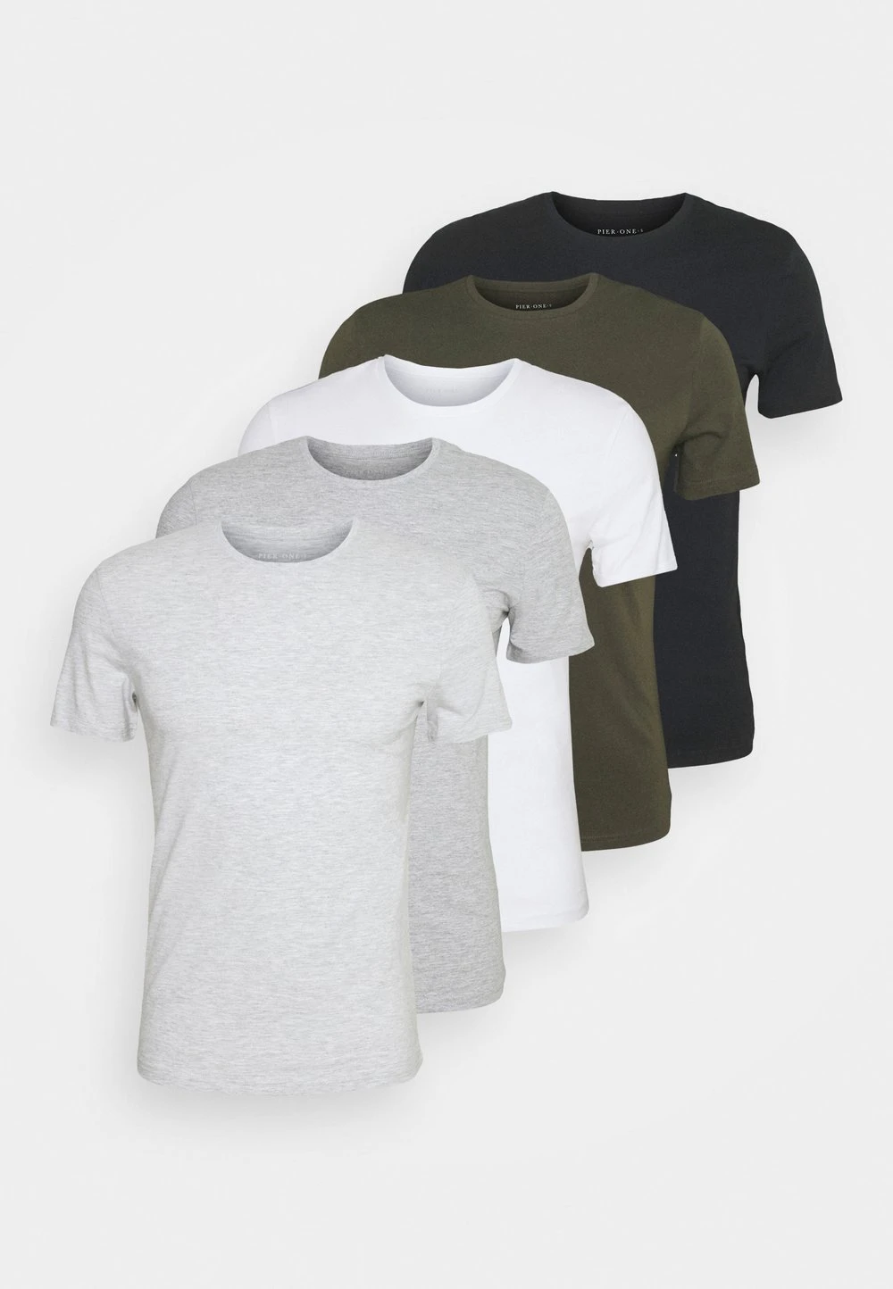 Prix Ourlé Pier One 5 PACK – T-shirt Basique T-shirts & Polos Col Rond Homme 12 Prix Ourlé Pier One 5 PACK – T-shirt Basique T-shirts & Polos Col Rond Homme – Image 11