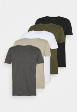 Prix Ourlé Pier One 5 PACK – T-shirt Basique T-shirts & Polos Col Rond Homme 24 Prix Ourlé Pier One 5 PACK – T-shirt Basique T-shirts & Polos Col Rond Homme -Mode Vêtements Boutique c8b9f5cce9884e23aebd3711252e2349 4
