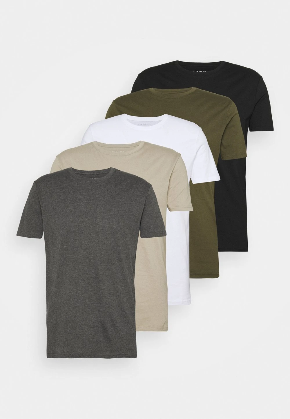 Prix Ourlé Pier One 5 PACK – T-shirt Basique T-shirts & Polos Col Rond Homme 7 Prix Ourlé Pier One 5 PACK – T-shirt Basique T-shirts & Polos Col Rond Homme – Image 6