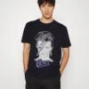 Haute Qualité Pier One BOWIE TEE – T-shirt Imprimé T-shirts Col Rond Homme