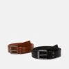 Prix Réduit Pier One 2 PACK – Ceinture Ceintures Boucle Ardillon Unisex