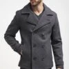 Pier One Prix Cassé Manteau Court Manteaux Col Revers Homme