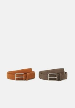 Pier One Bonne Qualité 2 PACK UNISEX – Ceinture Ceintures Boucle Ardillon
