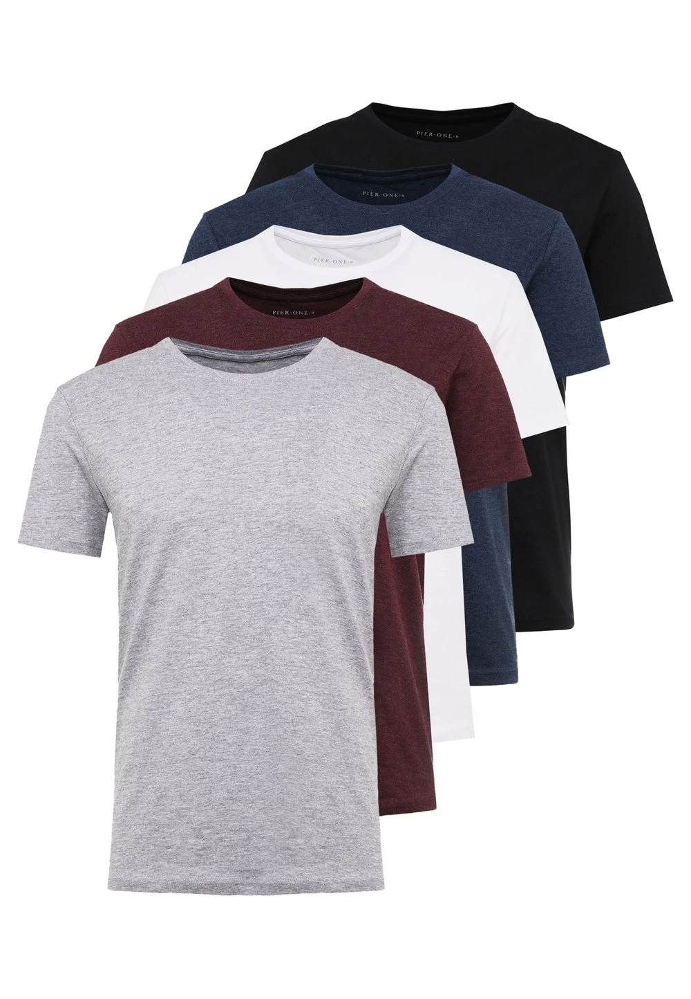 Prix Ourlé Pier One 5 PACK – T-shirt Basique T-shirts & Polos Col Rond Homme 17 Prix Ourlé Pier One 5 PACK – T-shirt Basique T-shirts & Polos Col Rond Homme – Image 16