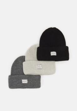 Pier One 3 PACK UNISEX – Bonnet Qualité Garantie 100% Casquettes, Bonnets Et Chapeaux Chiné -Mode Vêtements Boutique f7e664873d7a4e8981097777ebd53a69 2