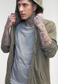 Qualité Fiable Pier One Parka Manteaux Capuche Homme -Mode Vêtements Boutique ffa45efc2dcd46dca209c3efa063c7ea